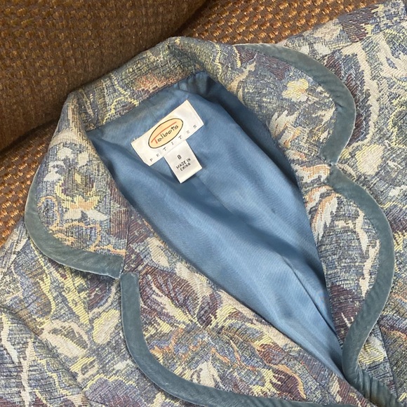 Talbots Tapestry button down jacket - Picture 2 of 6